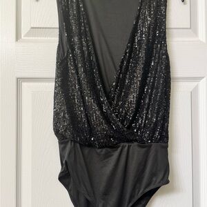 Gilli Sequence Black Bodysuit